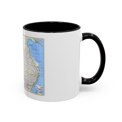 Australia (1979) (Map) Accent Coffee Mug