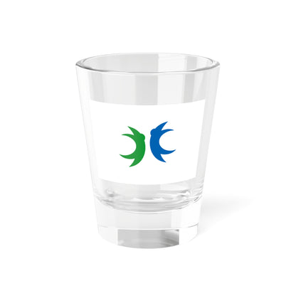 Flag of Hokuto Yamanashi (Japan) Shot Glass 1.5oz