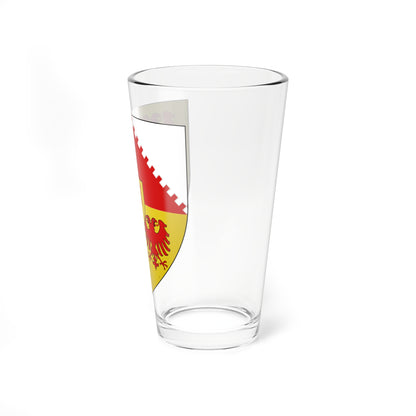 Earl of glasgow (New Zealand) (Coat of Arms) Pint Glass 16oz