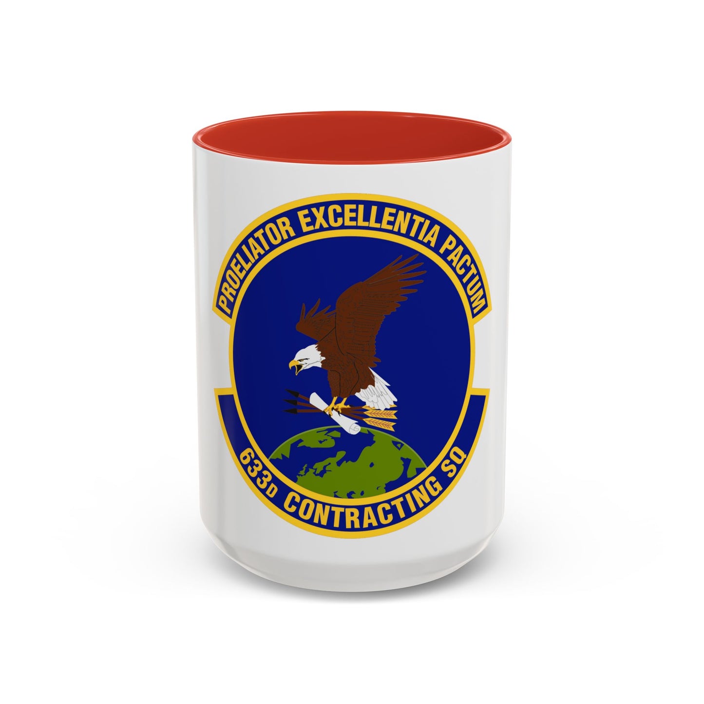 633d Contracting Squadron (U.S. Air Force) Accent Coffee Mug