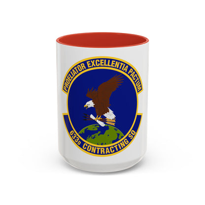 633d Contracting Squadron (U.S. Air Force) Accent Coffee Mug