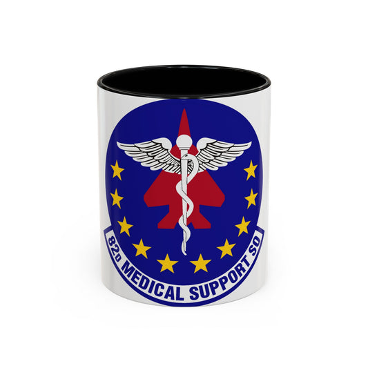 82d Medical Support Squadron (U.S. Air Force) Accent Coffee Mug