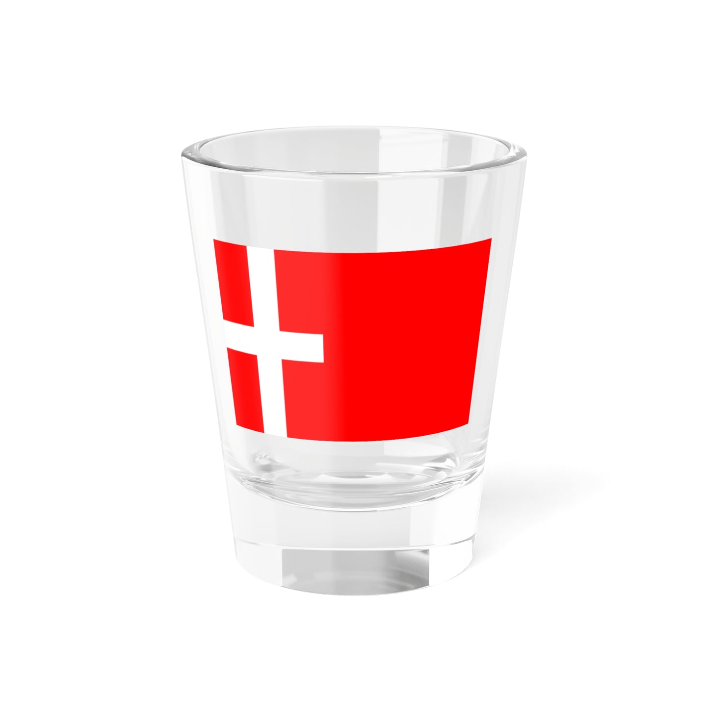 Flag of Montmelian (France) Shot Glass 1.5oz