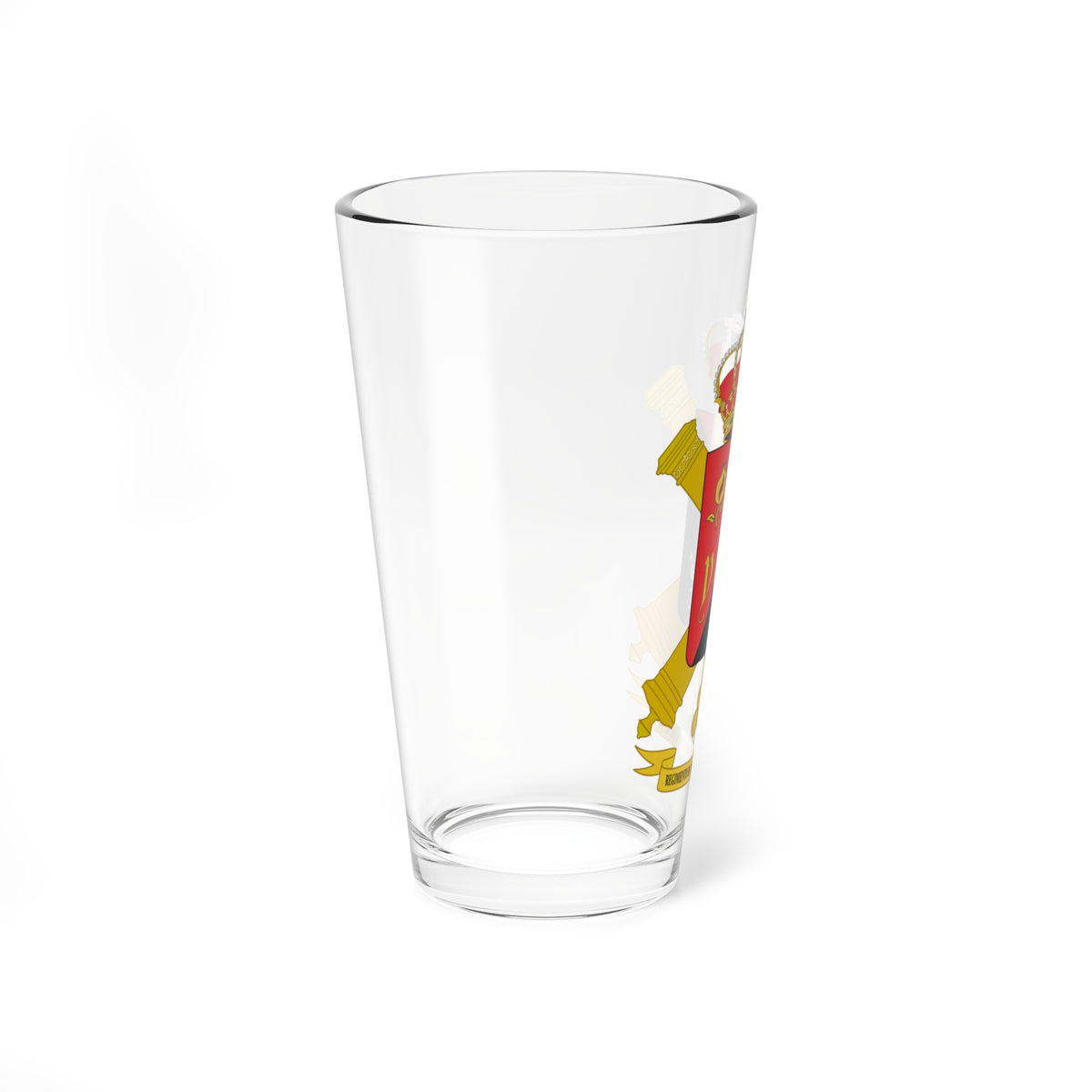Escudo del Regimiento de Artillería de Campaña número 16 (Spain) (Coat of Arms) Pint Glass 16oz