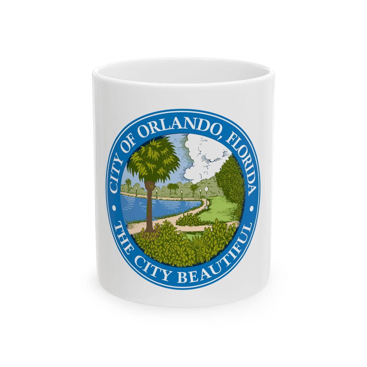 Seal of Orlando Florida - White Coffee Mug