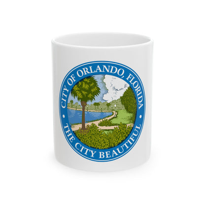 Seal of Orlando Florida - White Coffee Mug