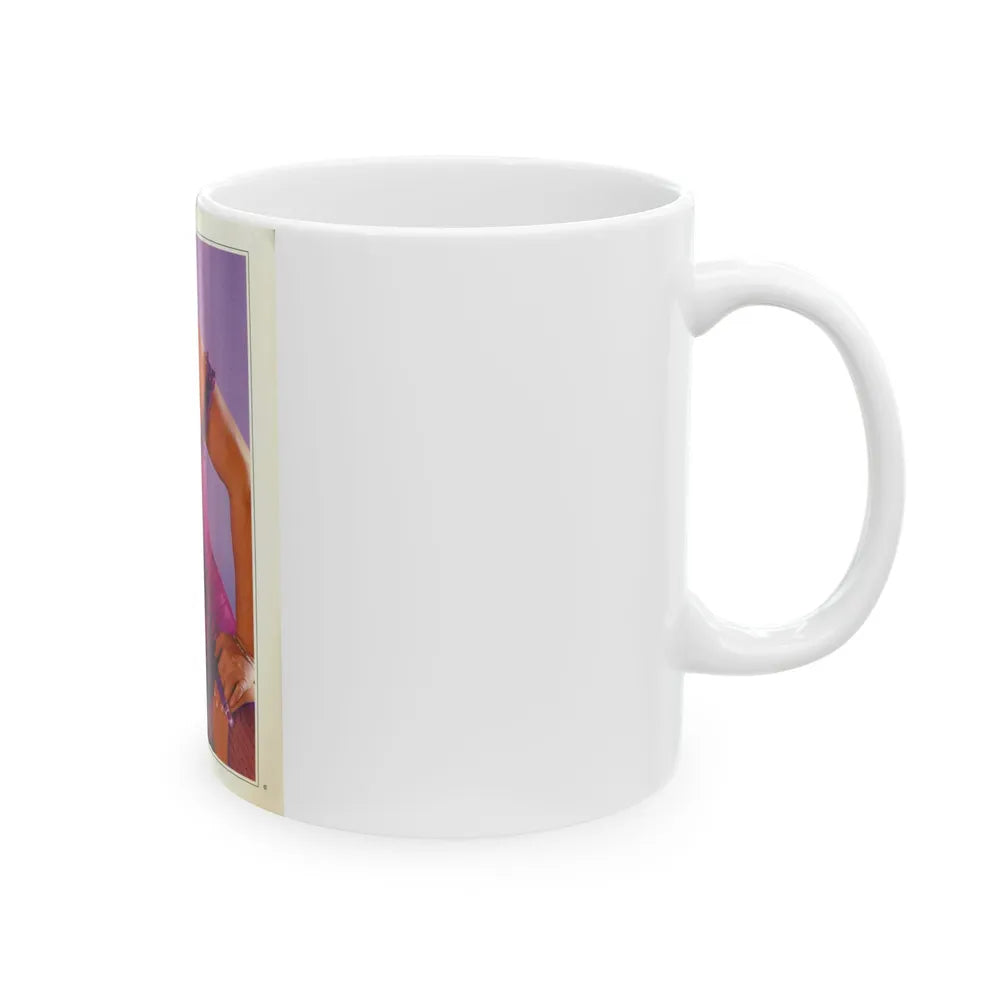 Linda Blair #218 - Partially Topless (Vintage Female Icon) White Coffee Mug-Go Mug Yourself