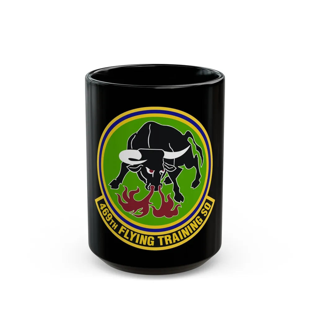 469 Flying Training Squadron AETC (U.S. Air Force) Black Coffee Mug-15oz-Go Mug Yourself