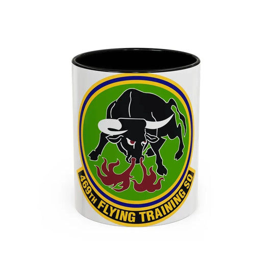 469 Flying Training Squadron AETC (U.S. Air Force) Accent Coffee Mug 11oz Black - Go Mug Yourself