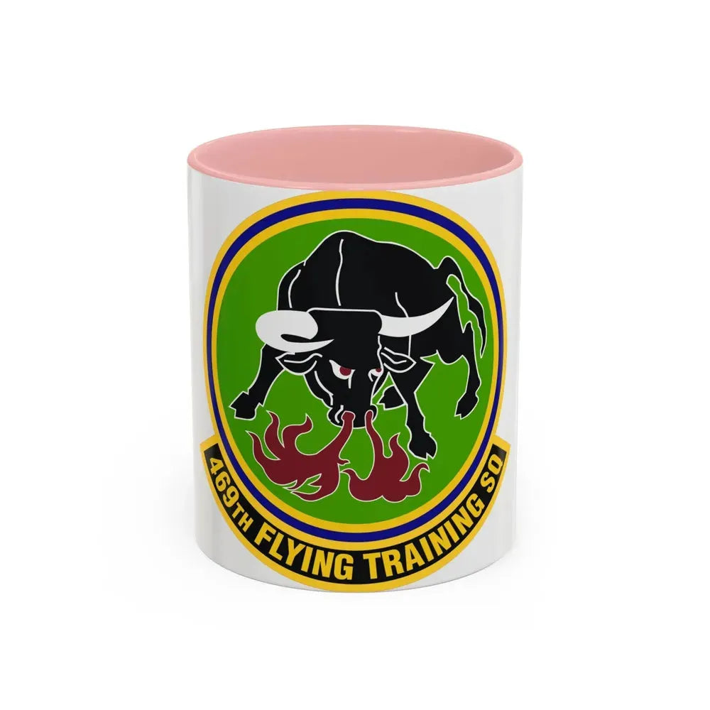 469 Flying Training Squadron AETC (U.S. Air Force) Accent Coffee Mug 11oz Pink - Go Mug Yourself
