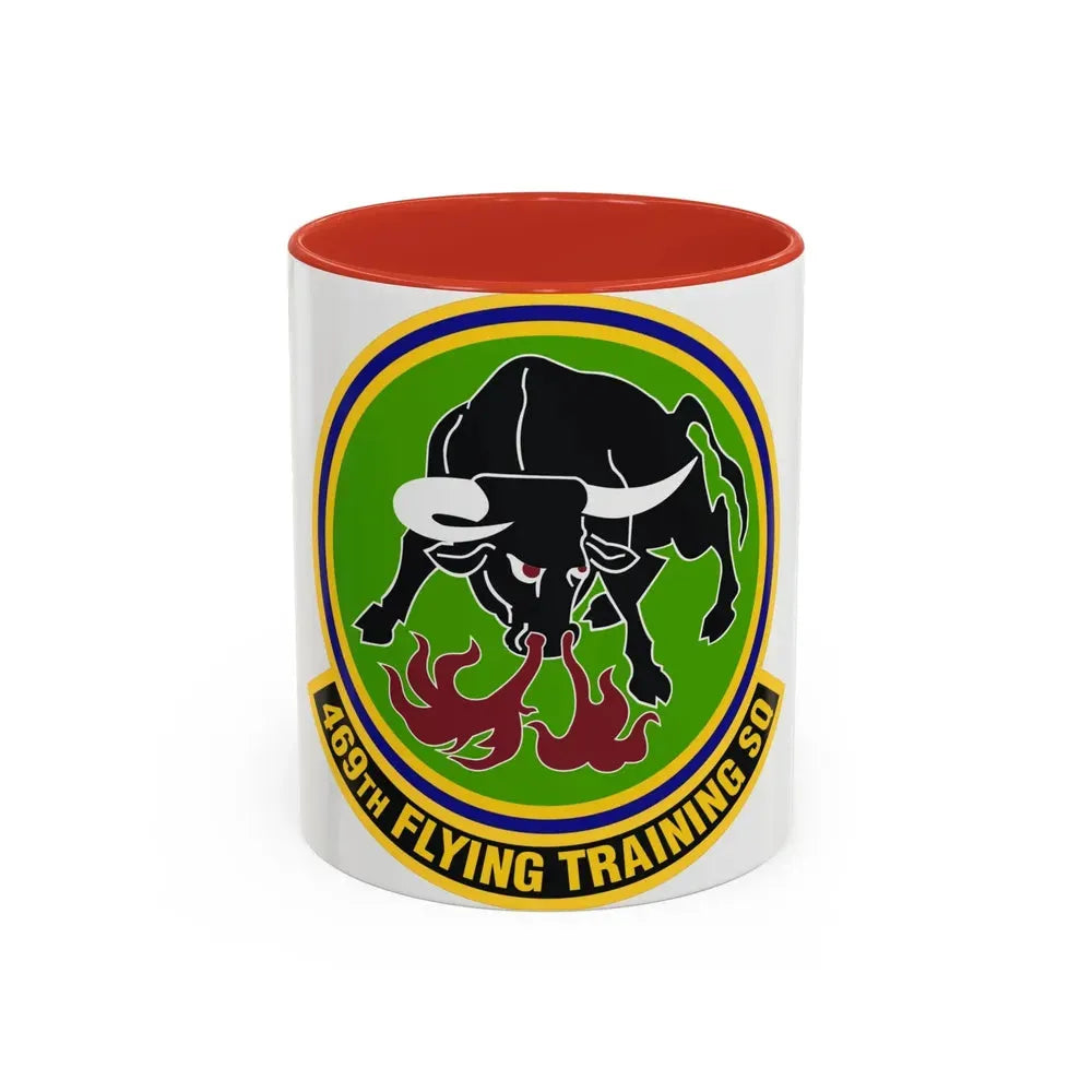 469 Flying Training Squadron AETC (U.S. Air Force) Accent Coffee Mug 11oz Red - Go Mug Yourself