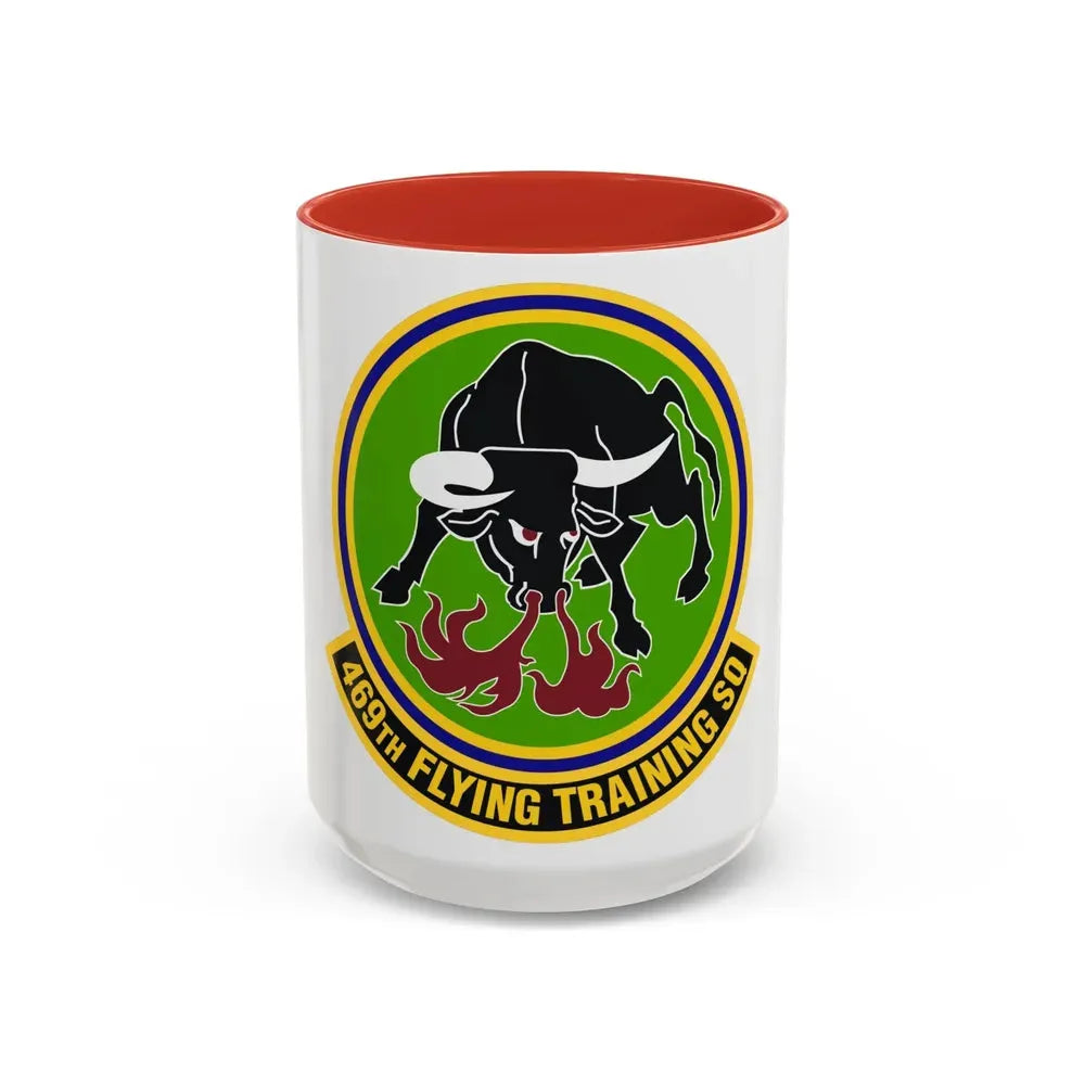 469 Flying Training Squadron AETC (U.S. Air Force) Accent Coffee Mug 15oz Red - Go Mug Yourself