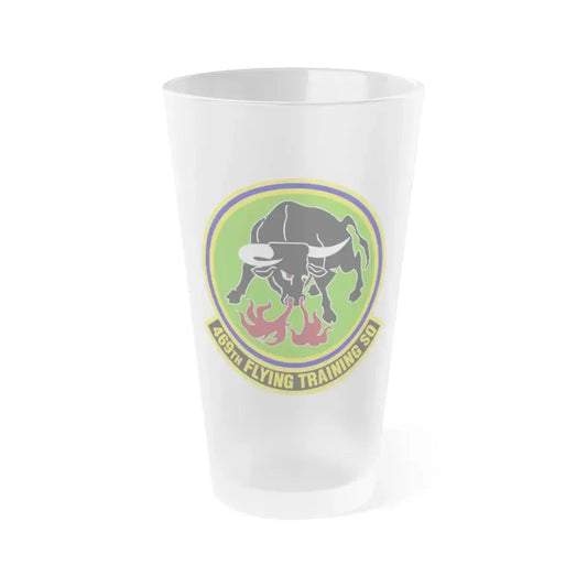 469 Flying Training Squadron AETC (U.S. Air Force) Frosted Pint Glass 16oz 16oz Frosted - Go Mug Yourself