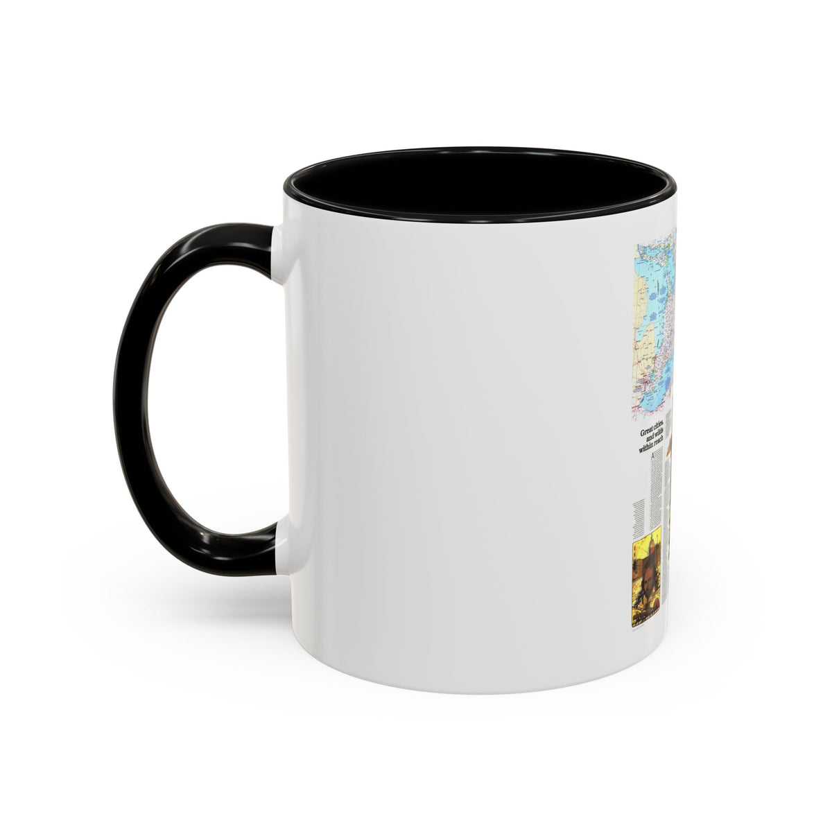 Canada - Ontario, Great Cities (1978) (Map) Accent Coffee Mug