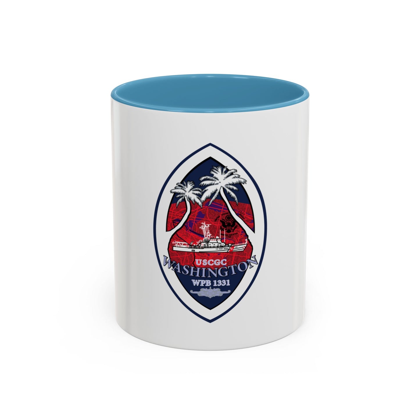 USCG Washington WPB 1331 (U.S. Coast Guard) Accent Coffee Mug