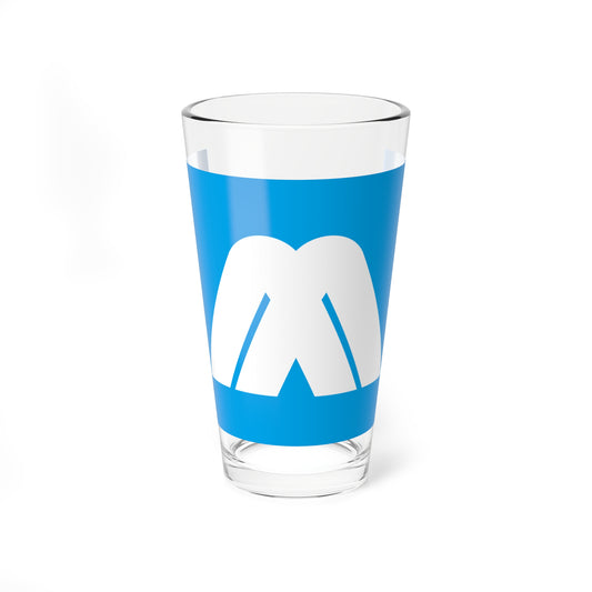 Flag of Kaneyama Yamagata (Japan) Pint Glass 16oz