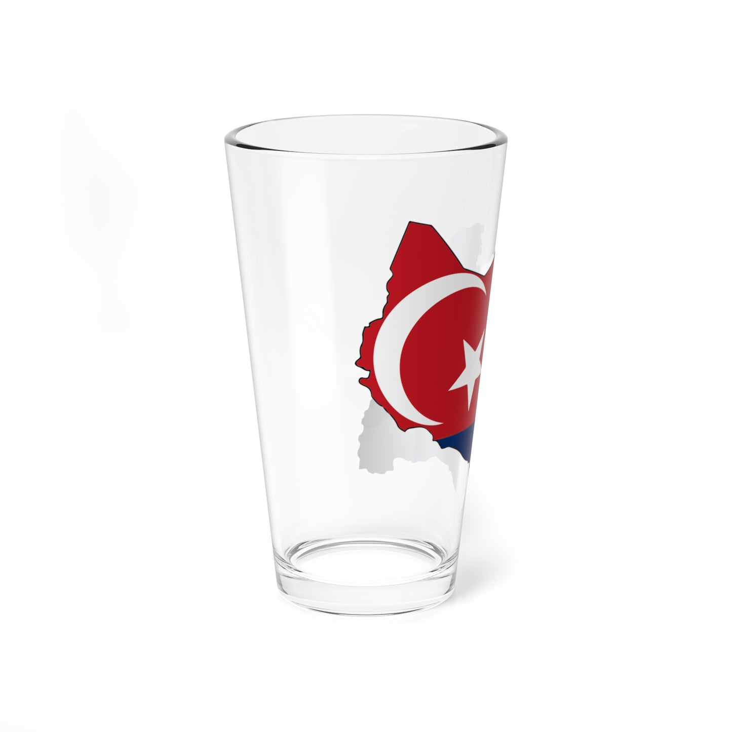 Flag map of Johor (Malaysia) Pint Glass 16oz