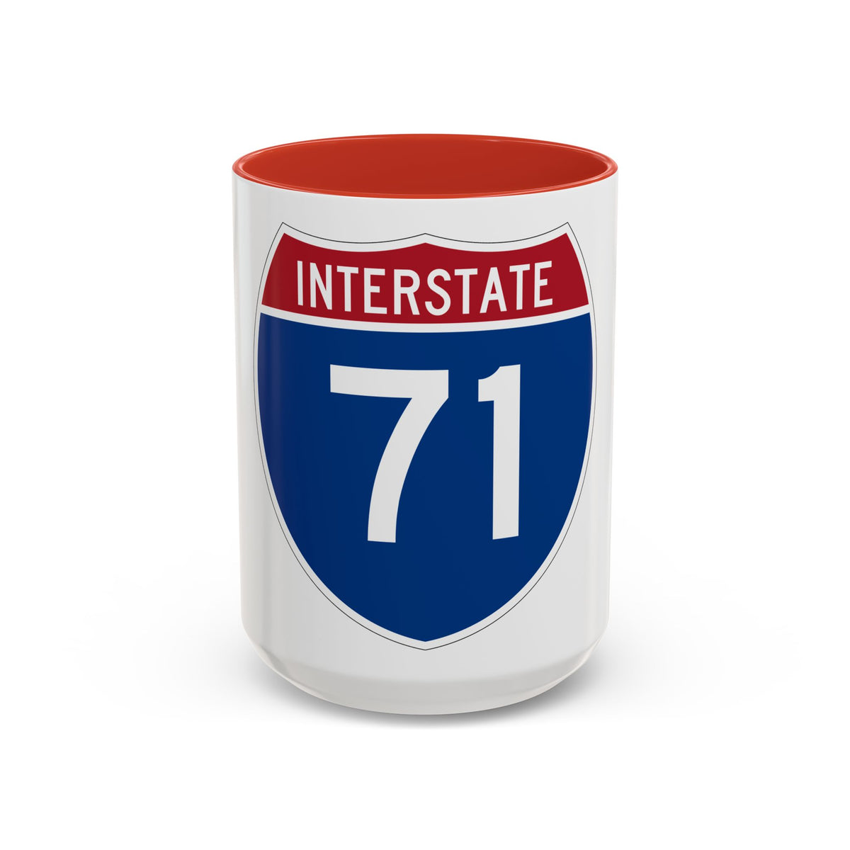 Interstate 71 (U.S. Highways) Accent Coffee Mug