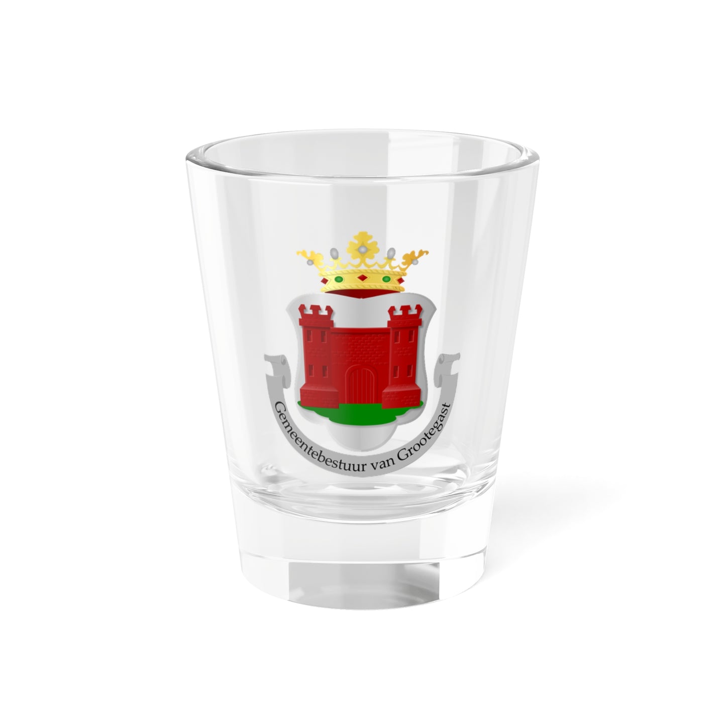Grootegast wapen (Netherlands) (Coat of Arms) Shot Glass 1.5oz