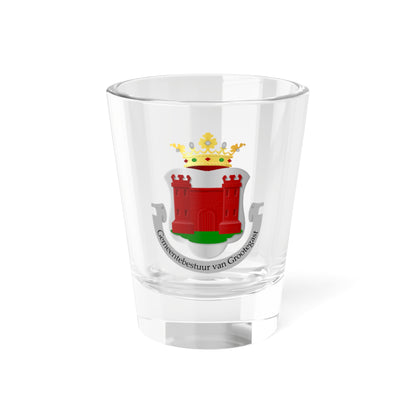 Grootegast wapen (Netherlands) (Coat of Arms) Shot Glass 1.5oz