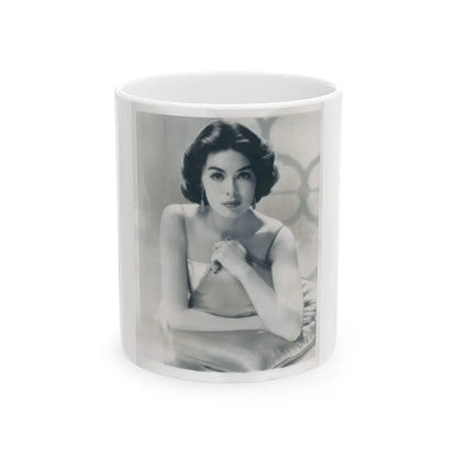 Barbara Rush #159 (Vintage Female Icon) White Coffee Mug-11oz-Go Mug Yourself