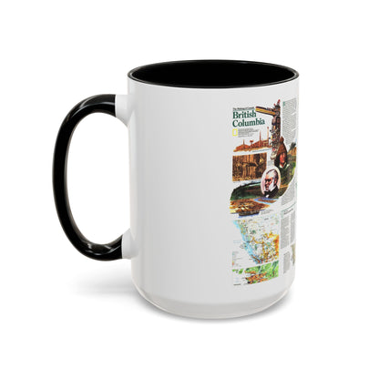 Canada - British Columbia 2 (1992) (Map) Accent Coffee Mug