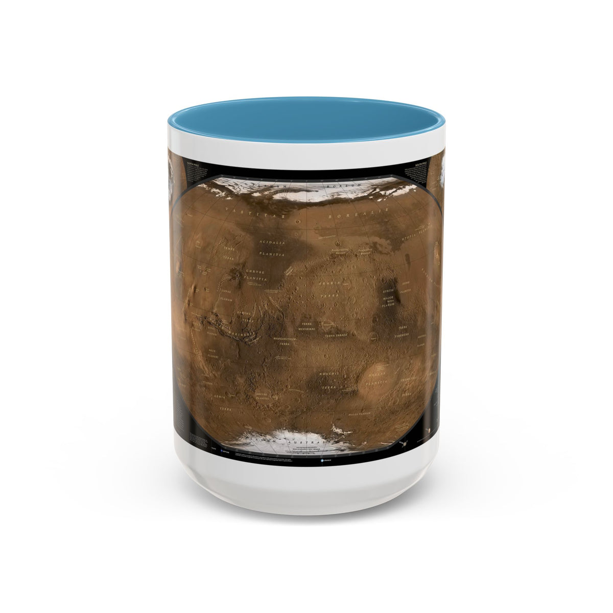 Space - MARS (2001) (Map) Accent Coffee Mug