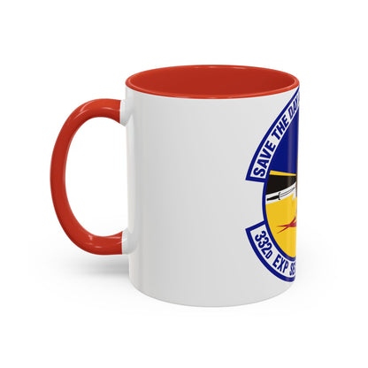 332d Expeditionary Security Forces Squadron (U.S. Air Force) Accent Coffee Mug