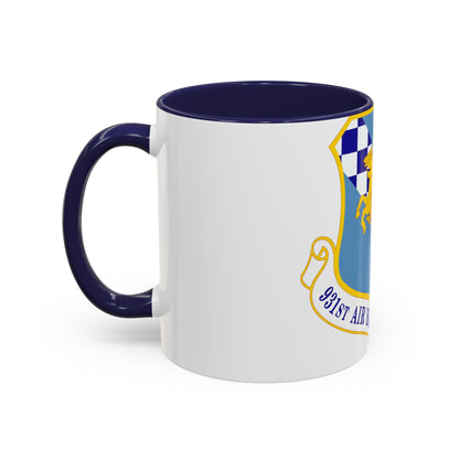 931 Air Refueling Wing AFRC (U.S. Air Force) Accent Coffee Mug