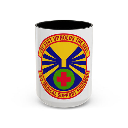 10th Medical Support Squadron (U.S. Air Force) Accent Coffee Mug