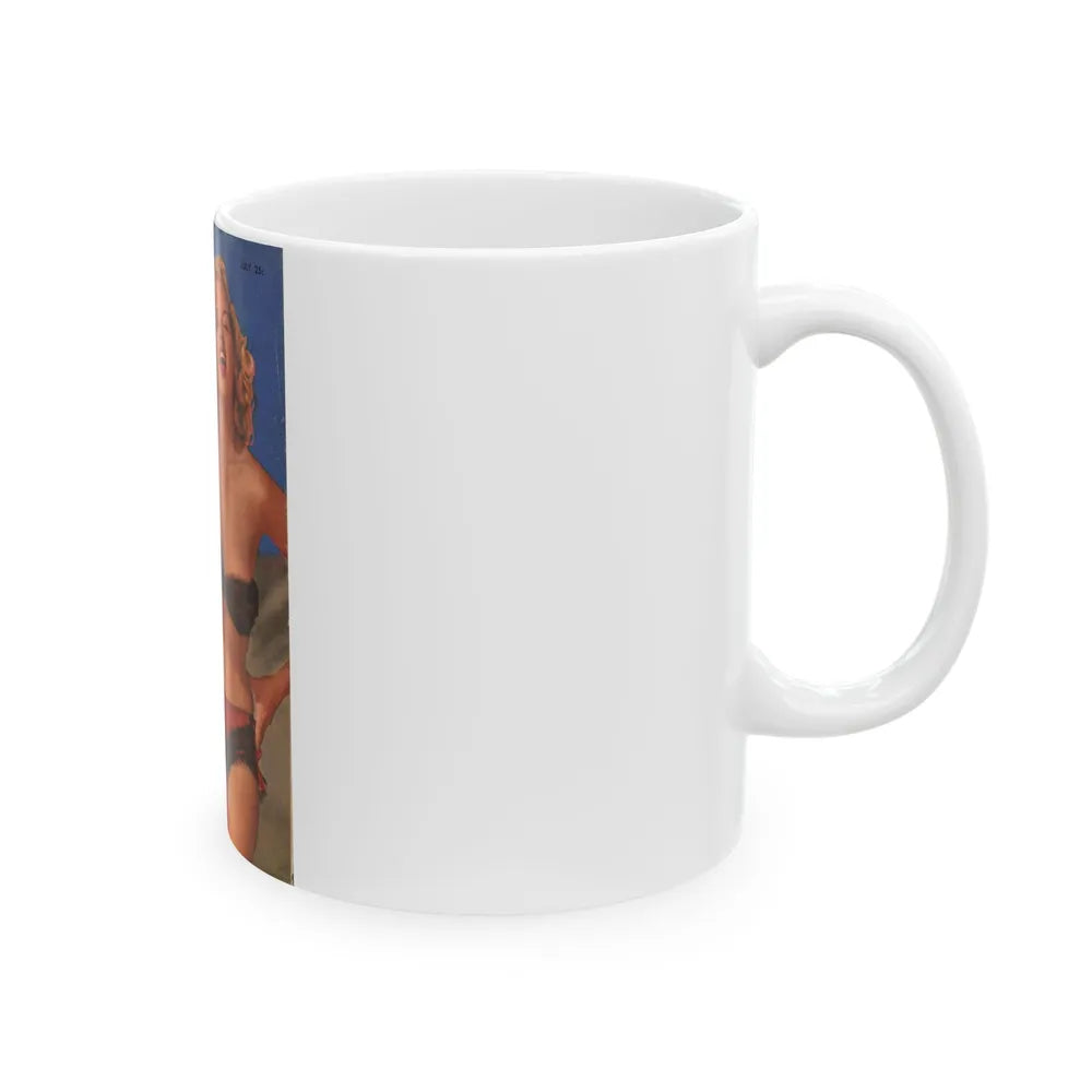 Eve Meyer #08 - Mag. Cover (Vintage Female Icon) White Coffee Mug-Go Mug Yourself