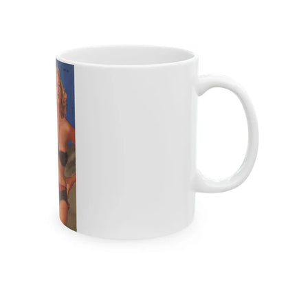 Eve Meyer #08 - Mag. Cover (Vintage Female Icon) White Coffee Mug-Go Mug Yourself