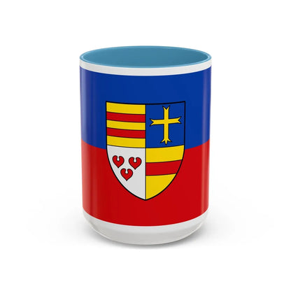 Flag of Cloppenburg Germany - Accent Coffee Mug-15oz-Light Blue-Go Mug Yourself