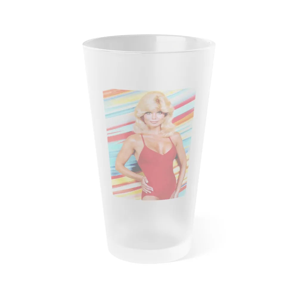 Loni Anderson #46 (Vintage Female Icon) Frosted Pint 16oz-16oz-Frosted-Go Mug Yourself