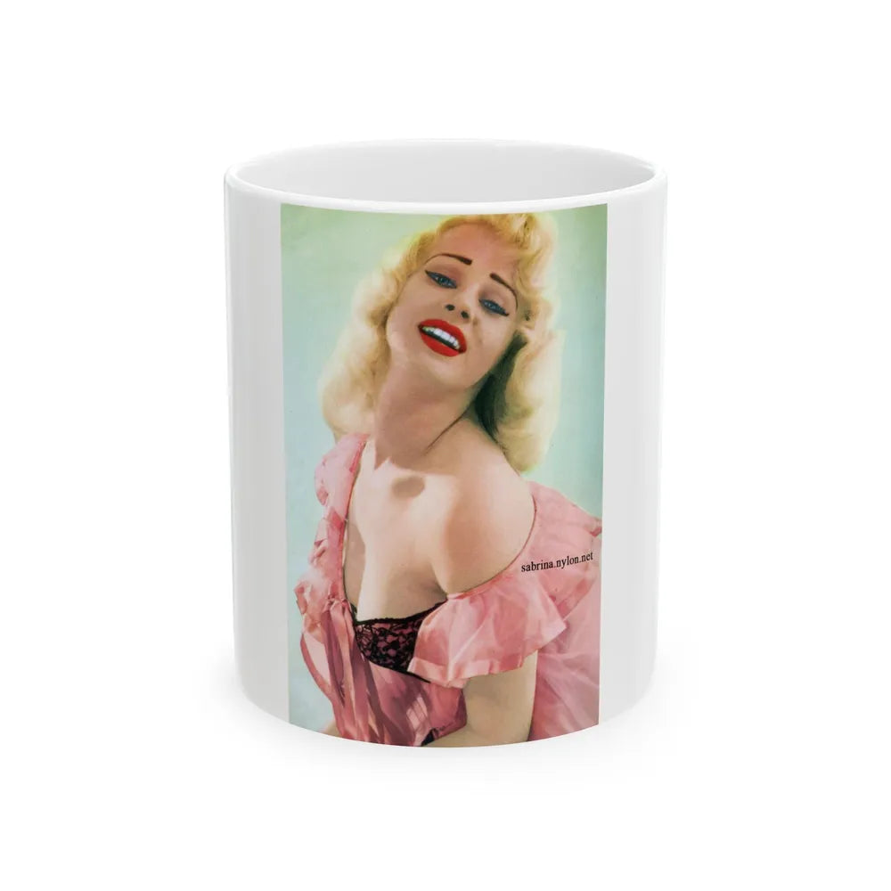 Norma Sykes #173 (Vintage Female Icon) White Coffee Mug-11oz-Go Mug Yourself