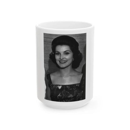 Debra Paget #507 (Vintage Female Icon) White Coffee Mug-15oz-Go Mug Yourself