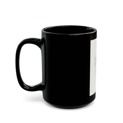 Cartoon Preliminary Pencil Illustration (2) - Black Coffee Mug-Go Mug Yourself