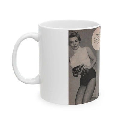 Kim Novak #164 - Scanned Mag. 66 Photos (Vintage Female Icon) White Coffee Mug-Go Mug Yourself