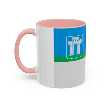 Flag of Rivne Ukraine - Accent Coffee Mug-Go Mug Yourself