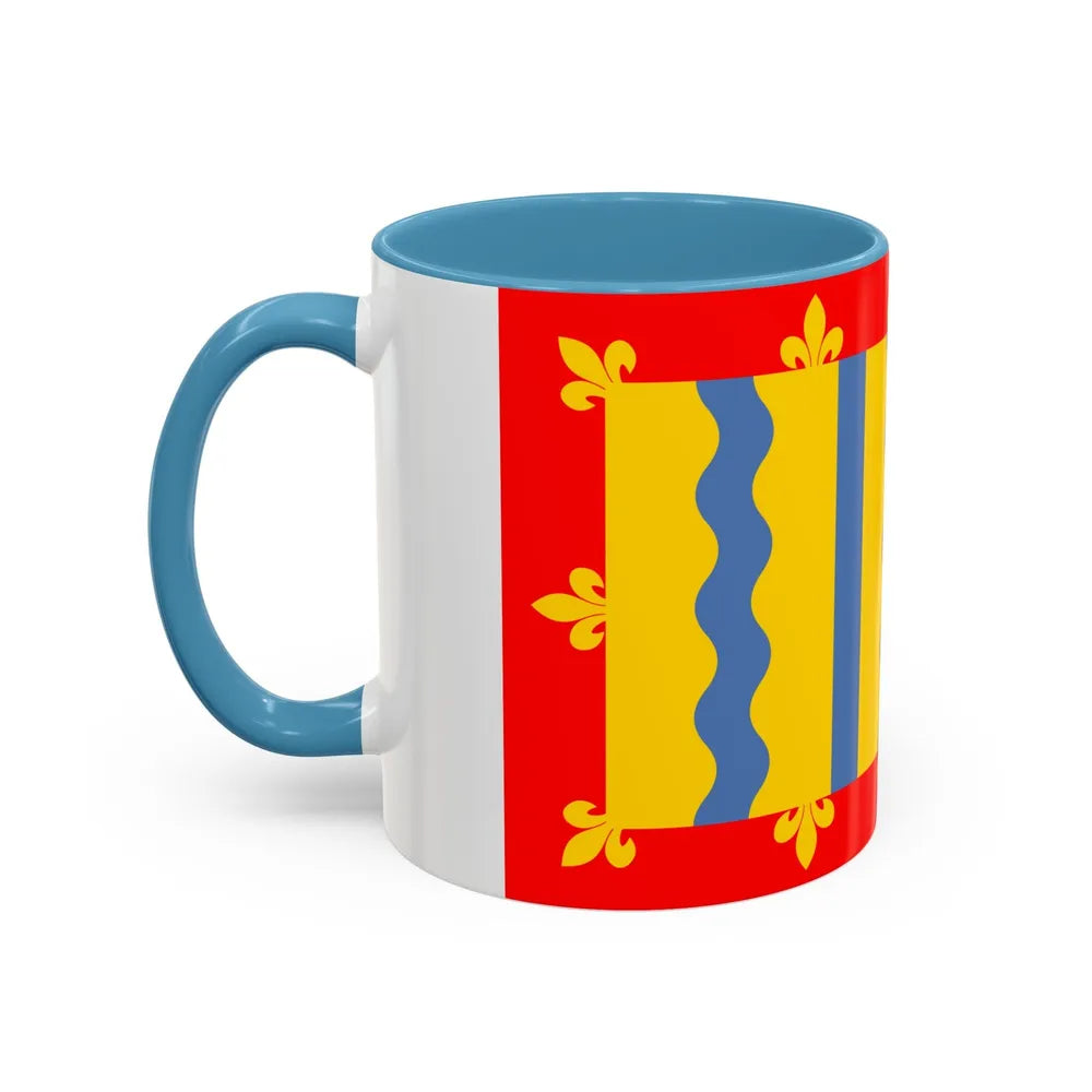 Flag of Cambridgeshire UK - Accent Coffee Mug-Go Mug Yourself