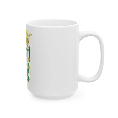 Coat of Arms of Isla Fernandina (Cuba) - White Coffee Mug-Go Mug Yourself