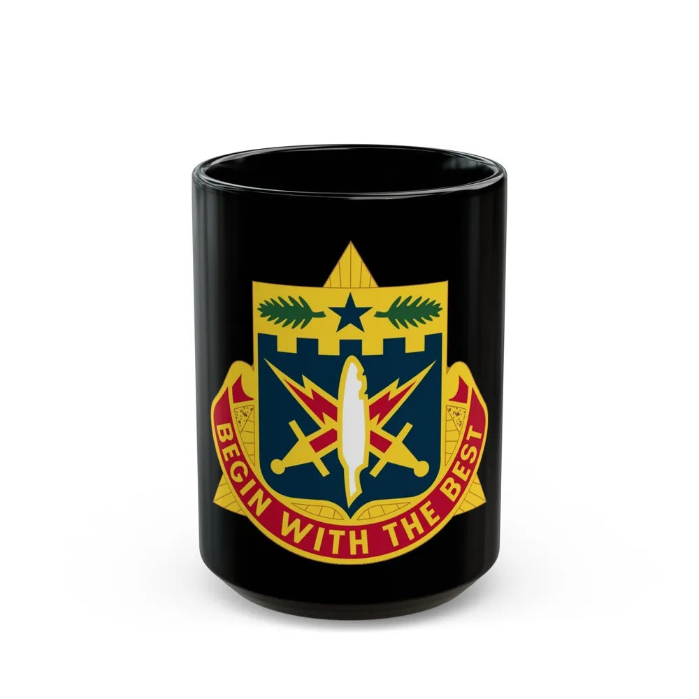 46th Adjutant General Battalion (U.S. Army) Black Coffee Mug-15oz-Go Mug Yourself