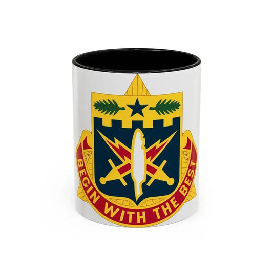 46th Adjutant General Battalion (U.S. Army) Accent Coffee Mug 11oz Black - Go Mug Yourself