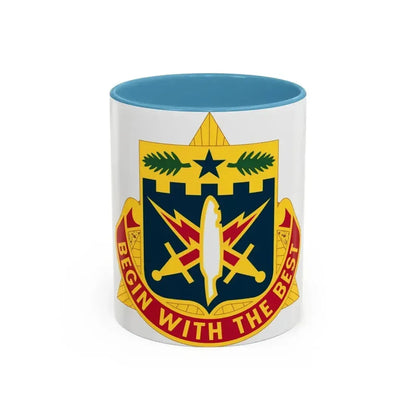 46th Adjutant General Battalion (U.S. Army) Accent Coffee Mug 11oz Light Blue - Go Mug Yourself