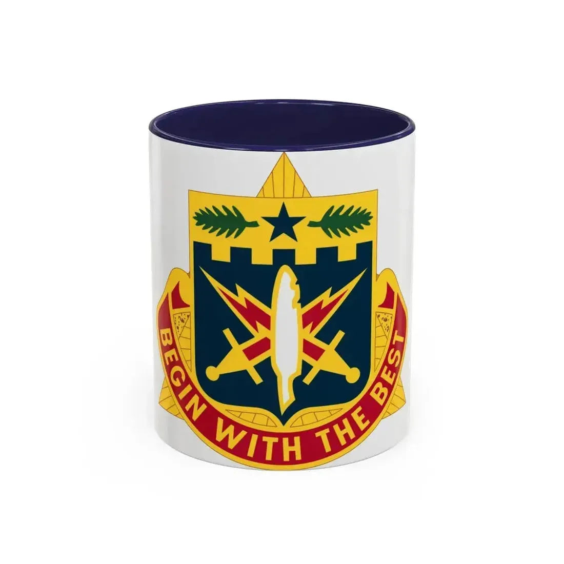 46th Adjutant General Battalion (U.S. Army) Accent Coffee Mug 11oz Navy - Go Mug Yourself