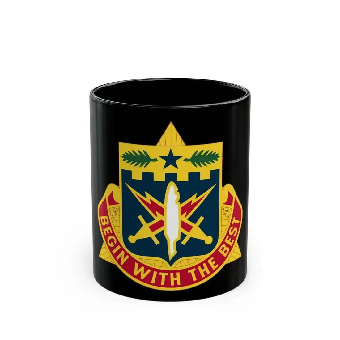 46th Adjutant General Battalion (U.S. Army) Black Coffee Mug 11oz - Go Mug Yourself