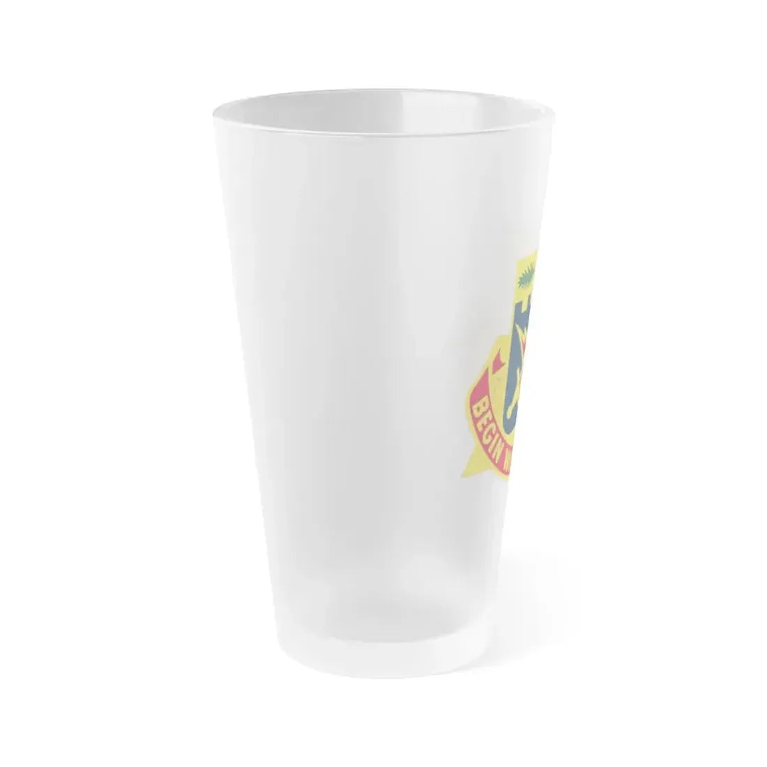 46th Adjutant General Battalion (U.S. Army) Frosted Pint Glass 16oz - Go Mug Yourself