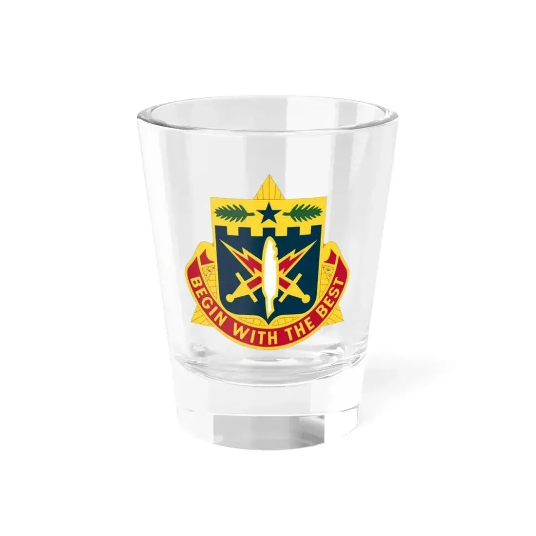 46th Adjutant General Battalion (U.S. Army) Shot Glass 1.5oz 1.5oz - Go Mug Yourself