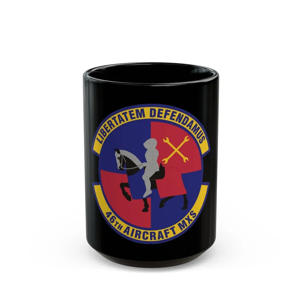 46th Aircraft Maintenance Squadron (U.S. Air Force) Black Coffee Mug-15oz-Go Mug Yourself