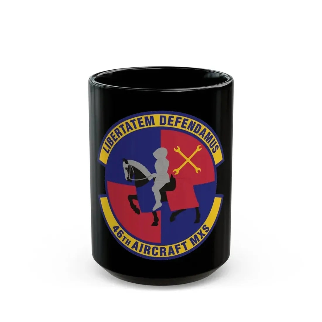 46th Aircraft Maintenance Squadron (U.S. Air Force) Black Coffee Mug 15oz - Go Mug Yourself